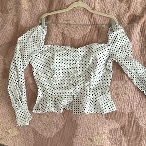 Spanish flamenco style cotton top
